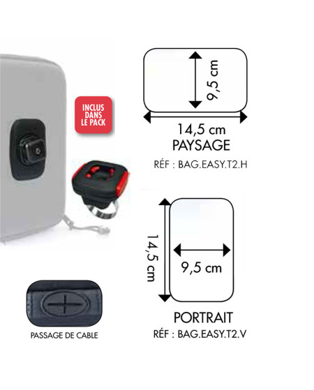 SACOCHE TECNO GLOBE EASY BAG T2 PAYSAGE