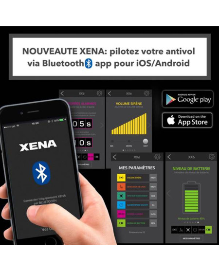 BLOQUE DISQUE ALARME XENA XX14 BLUETOOH SRA