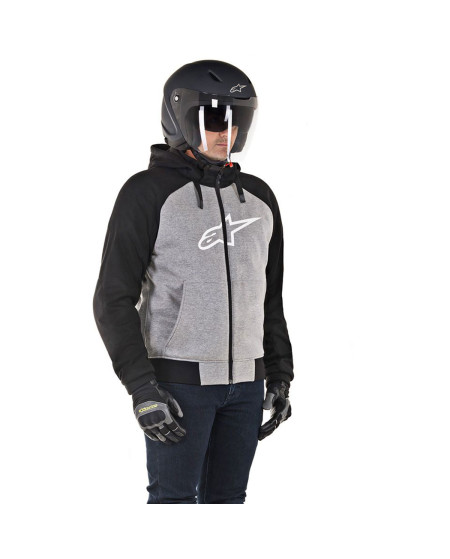 BLOUSON ALPINESTARS CHROME SPORT GRIS NOIR