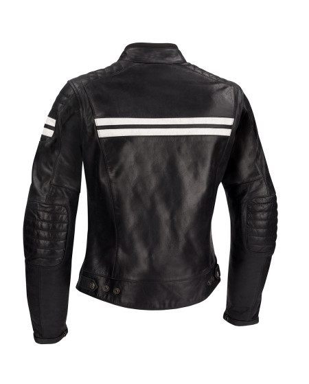 BLOUSON SEGURA LADY STRIPE NOIR BLANC