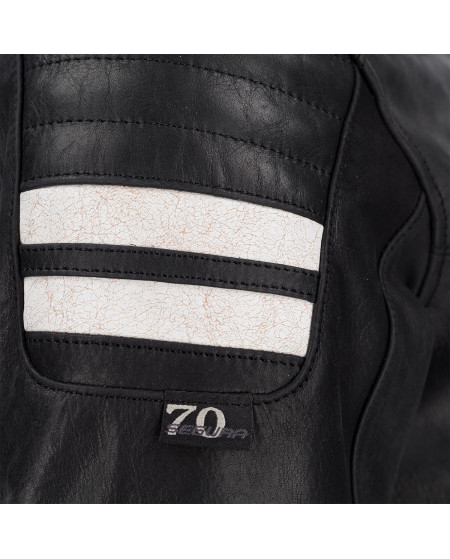 BLOUSON SEGURA LADY STRIPE NOIR BLANC