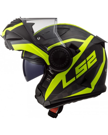 LS2 FF313 VORTEX FRAME JAUNE FLUO MAT