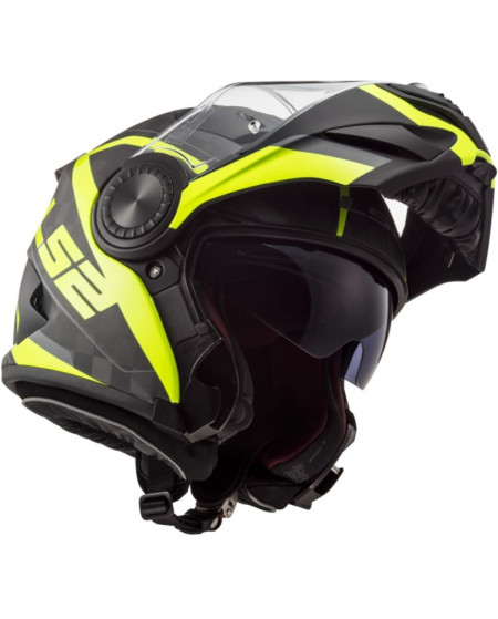 LS2 FF313 VORTEX FRAME JAUNE FLUO MAT