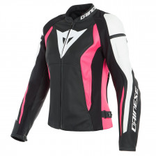 BLOUSON DAINESE LADY NEXUS NOIR BLANC ROSE