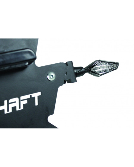 CLIGNOTANTS CHAFT LEDS DRAFT NOIR TRANSPARENT