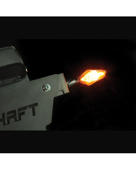 CLIGNOTANTS CHAFT LEDS DRAFT NOIR TRANSPARENT
