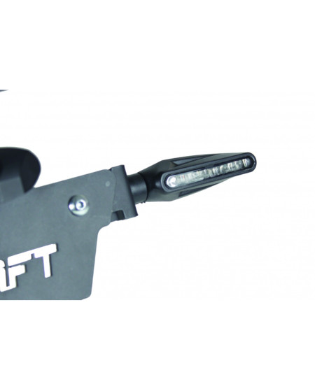 CLIGNOTANTS CHAFT LED SEQUENTIEL STEMER NOIR FUME