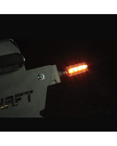 CLIGNOTANTS CHAFT LED ATOMIC NOIR FUME