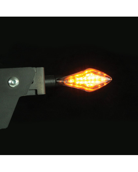 CLIGNOTANTS CHAFT LED HUNTER NOIR FUME