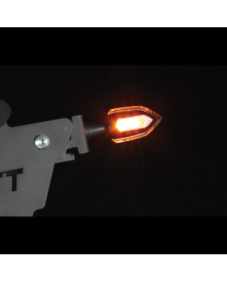 CLIGNOTANTS CHAFT LED HALLOW NOIR FUME