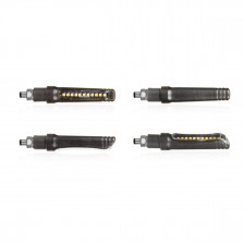 CLIGNOTANTS LED SEQUENTIEL MELTEN NOIR FUME