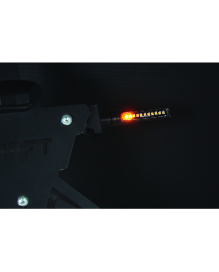 CLIGNOTANTS LED SEQUENTIEL MELTEN NOIR FUME