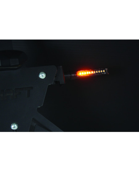 CLIGNOTANTS LED SEQUENTIEL MELTEN NOIR FUME