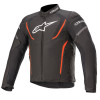 BLOUSON ALPINESTARS T-JAWS V3 WP NOIR ROUGE FLUO