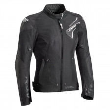 BLOUSON IXON LADY LUTHOR NOIR BLANC