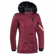 VESTE MOTO IXON LADY ONTARIO BORDEAUX
