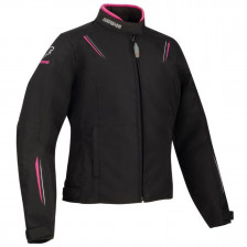 BLOUSON BERING LADY MERYLL KID NOIR ROSE