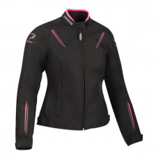 BLOUSON BERING LADY MERYLL NOIR FUSHIA