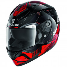 SHARK RIDILL 1.2 MECCA NOIR ROUGE ARGENT