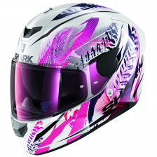 SHARK D-SKWAL 2 SHIGAN BLANC NOIR FUSHIA