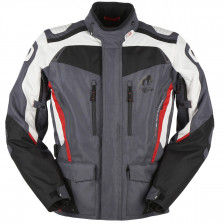 VESTE MOTO FURYGAN APALACHES NOIR GRIS ROUGE
