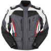 VESTE MOTO FURYGAN APALACHES NOIR GRIS ROUGE