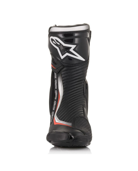 BOTTE ALPINESTARS SMX PLUS V2 NOIR BLANC ROUGE FLU