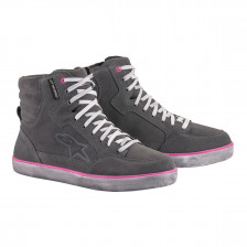 BASKET ALPINESTARS STELLA J-6 WP GRIS FUSHIA