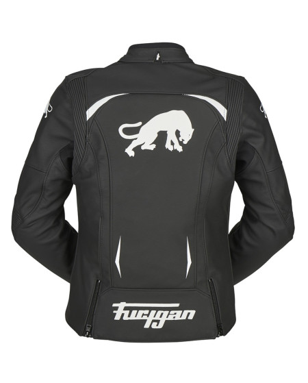 BLOUSON FURYGAN LADY ARIANA NOIR BLANC