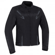 BLOUSON BERING MACEO NOIR GRIS