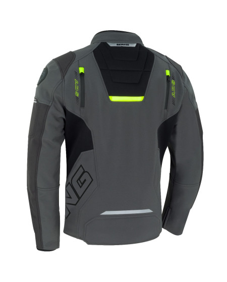 BLOUSON BERING DISKOR GRIS FLUO