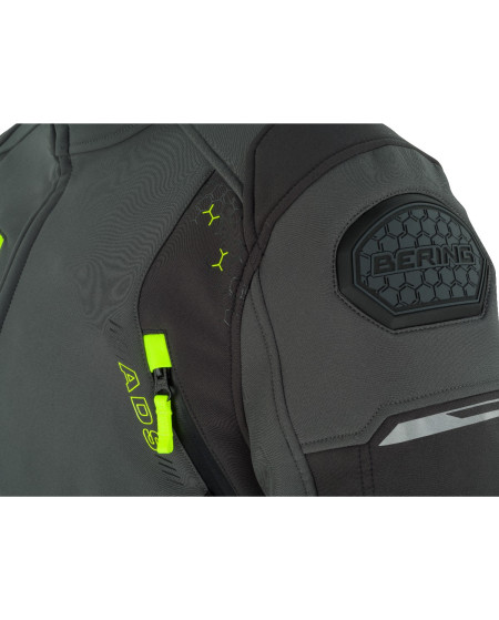 BLOUSON BERING DISKOR GRIS FLUO
