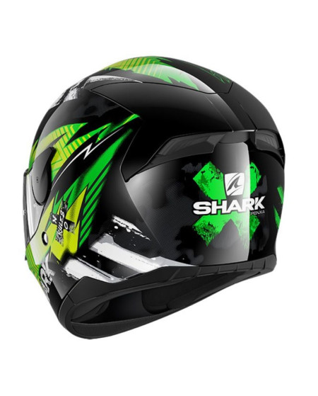 SHARK D-SKWAL 2 PENXA NOIR VERT JAUNE