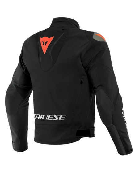 BLOUSON DAINESE INDOMITA D-DRY XT NOIR ROUGE FLUO