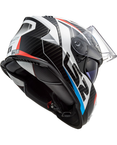 LS2 FF800 STORM RACER ROUGE BLEU