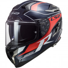LS2 FF327 CHALLENGER CT2 CARBON GRID ROUGE