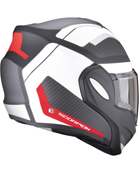 SCORPION EXO TECH TRAP NOIR ROUGE BLANC