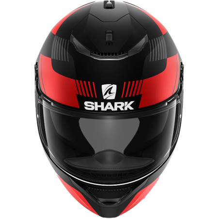 SHARK SPARTAN 1.2 STRAD NOIR MAT ROUGE