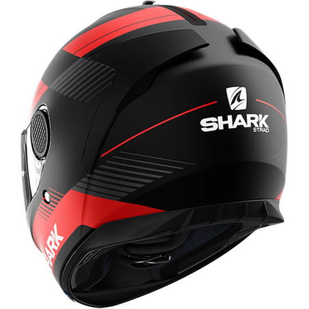 SHARK SPARTAN 1.2 STRAD NOIR MAT ROUGE