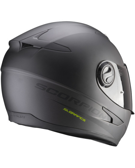 SCORPION EXO 490 PACE II NOIR MAT ARGENT