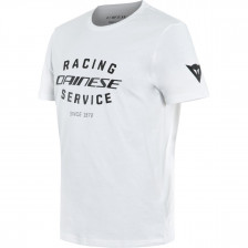 T-SHIRT DAINESE RACING SERVICE BLANC NOIR