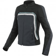 BLOUSON DAINESE LADY LOLA 3 NOIR BLANC BLEU