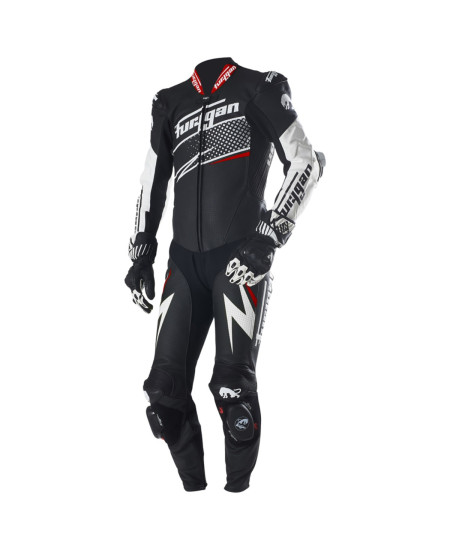 COMBINAISON FURYGAN FULL RIDE NOIR BLANC ROUGE