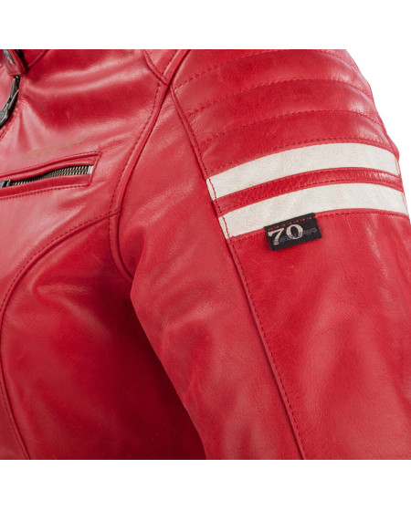 BLOUSON SEGURA LADY FUNKY ROUGE BLANC