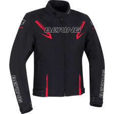 BLOUSON BERING MACEO KID NOIR ROUGE