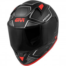 GIVI 50.6 SPORT DEEP NOIR MAT ROUGE