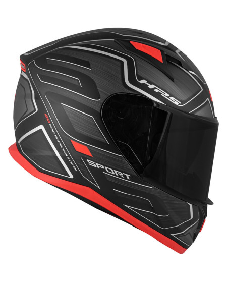 GIVI 50.6 SPORT DEEP NOIR MAT ROUGE
