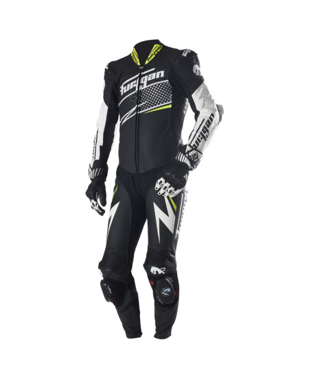 COMBINAISON FURYGAN FULL RIDE NOIR BLANC JAUNE
