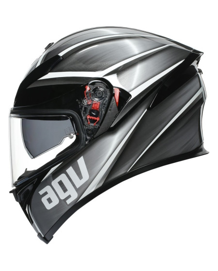 AGV K5 S MULTI TEMPEST NOIR ARGENT