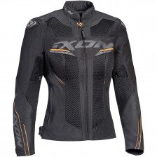 BLOUSON IXON DRACO LADY ANTHRACITE NOIR OR